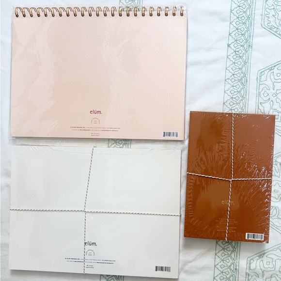 NWT Elūm Designs Stationery Planning Trio Set - Citrus Florals - Set of 3 - Picture 3 of 15